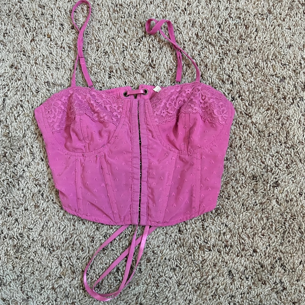 Pink Corset Top